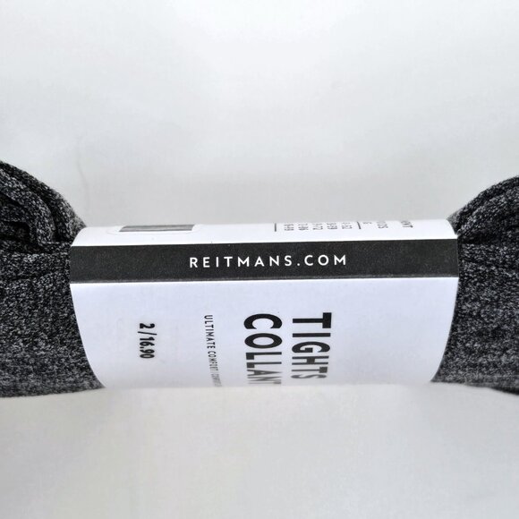 NEW! Reitmans Ultimate Comfort Grey Melange X-Tall Tights - Picture 3 of 5